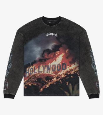 GODSPEED HOLLYWOOD INFERNO THERMAL L/S WASHED BLACK