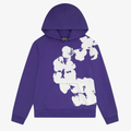 DENIM TEARS  Big Cotton Wreath Hoodie Purple