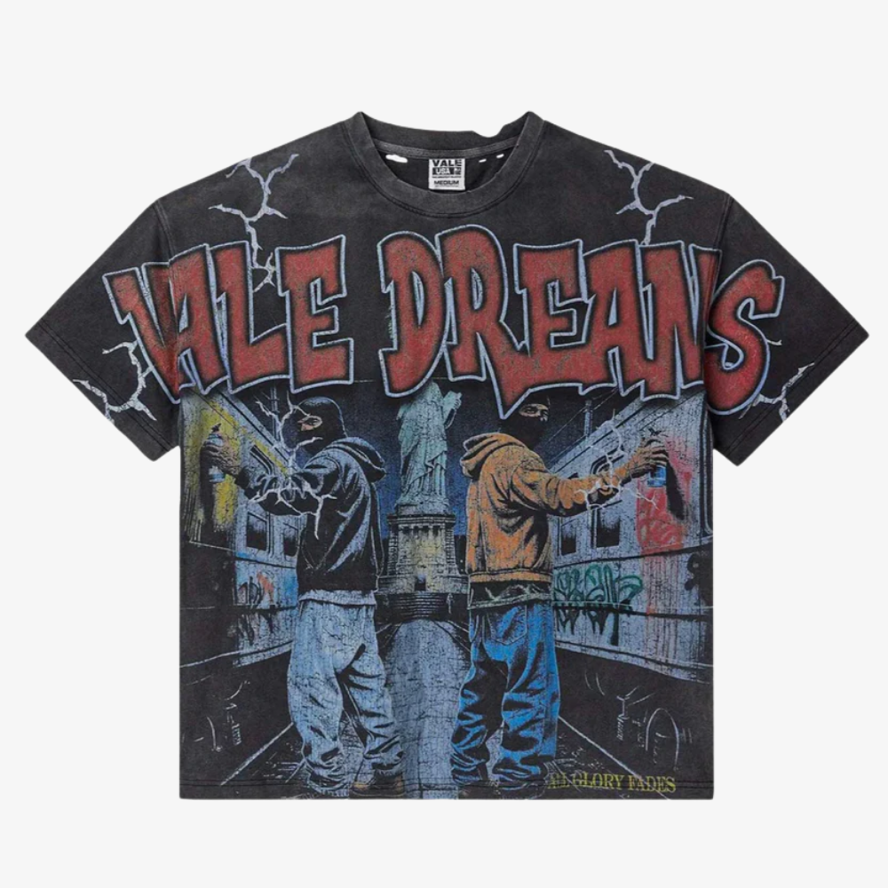 VALE FOREVER TAG BIG TEE BLACK