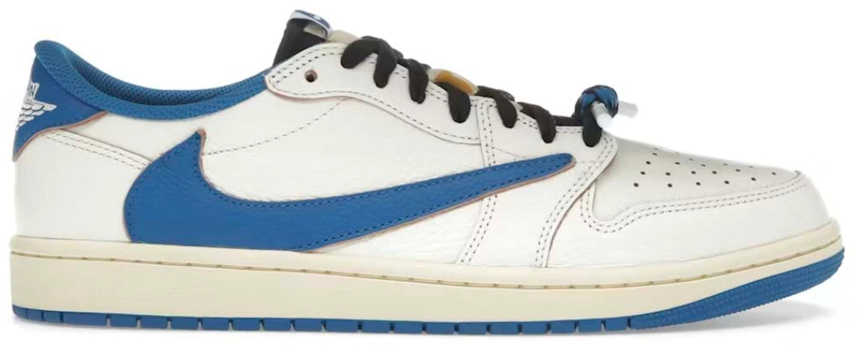 Jordan 1 Retro Low OG SP Fragment x Travis Scott Sail Military Blue