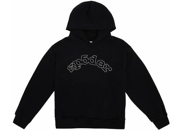 Sp5der OG Logo Hoodie Black