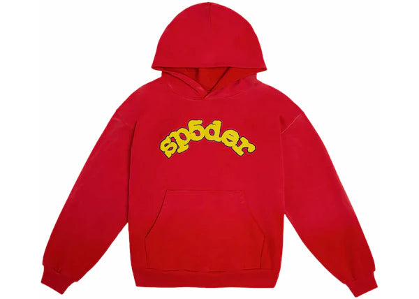 Sp5der OG Logo Hoodie Red