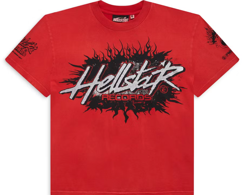 Hellstar Records T-Shirt Red