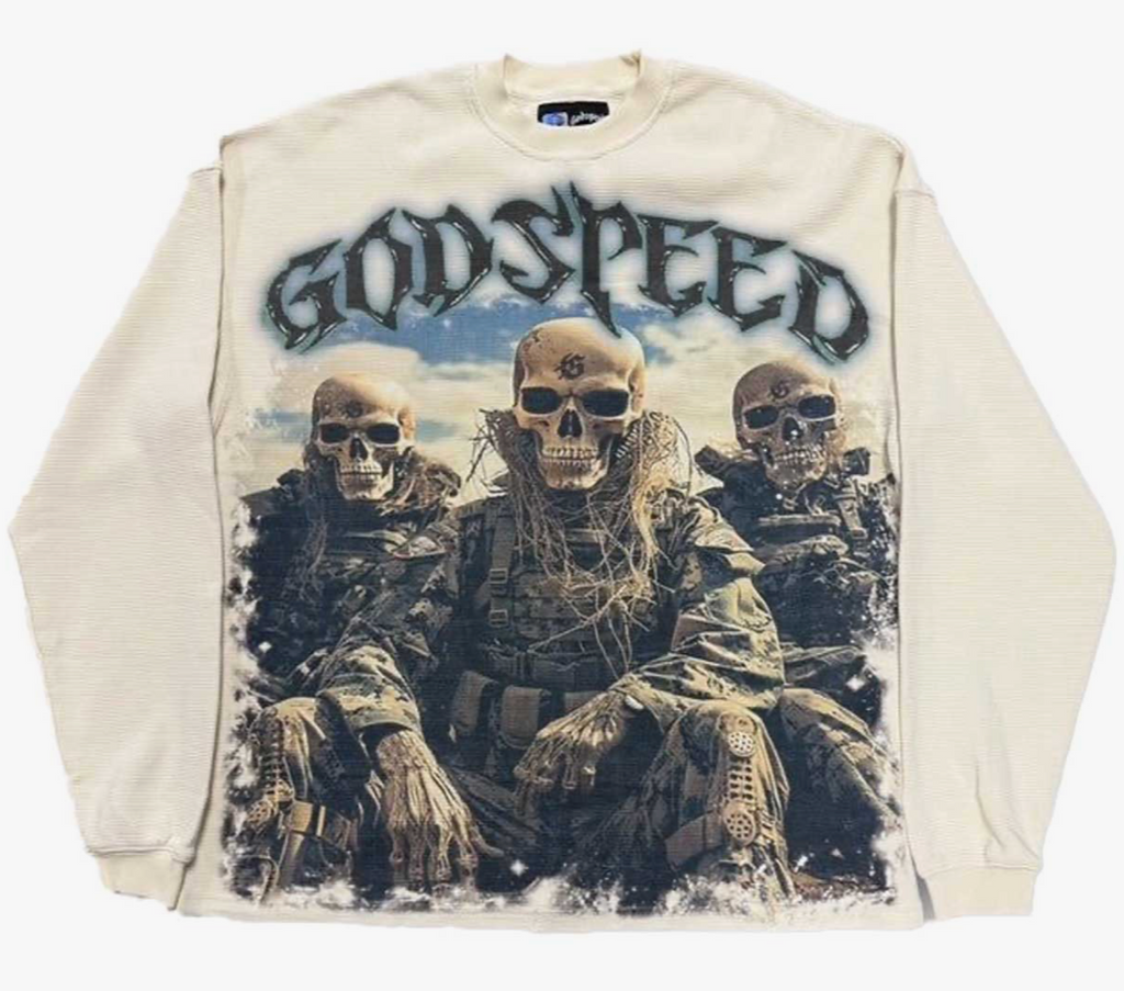 GODSPEED SQUADRON THERMAL L/S TEE BONE