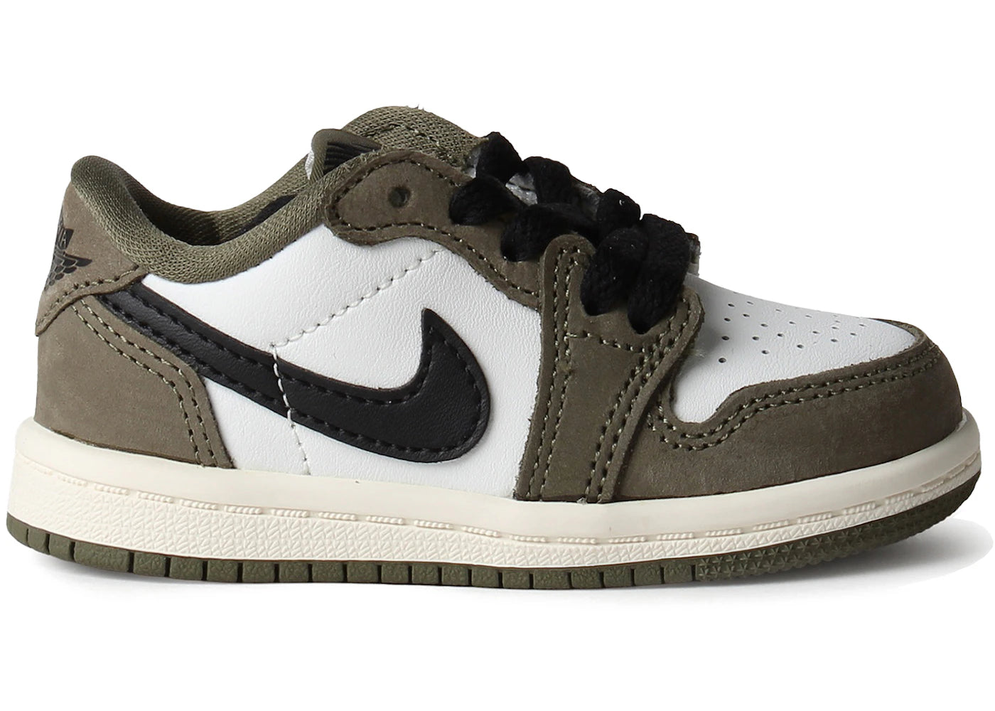Jordan 1 Retro Low Medium Olive Summit White Sail Black