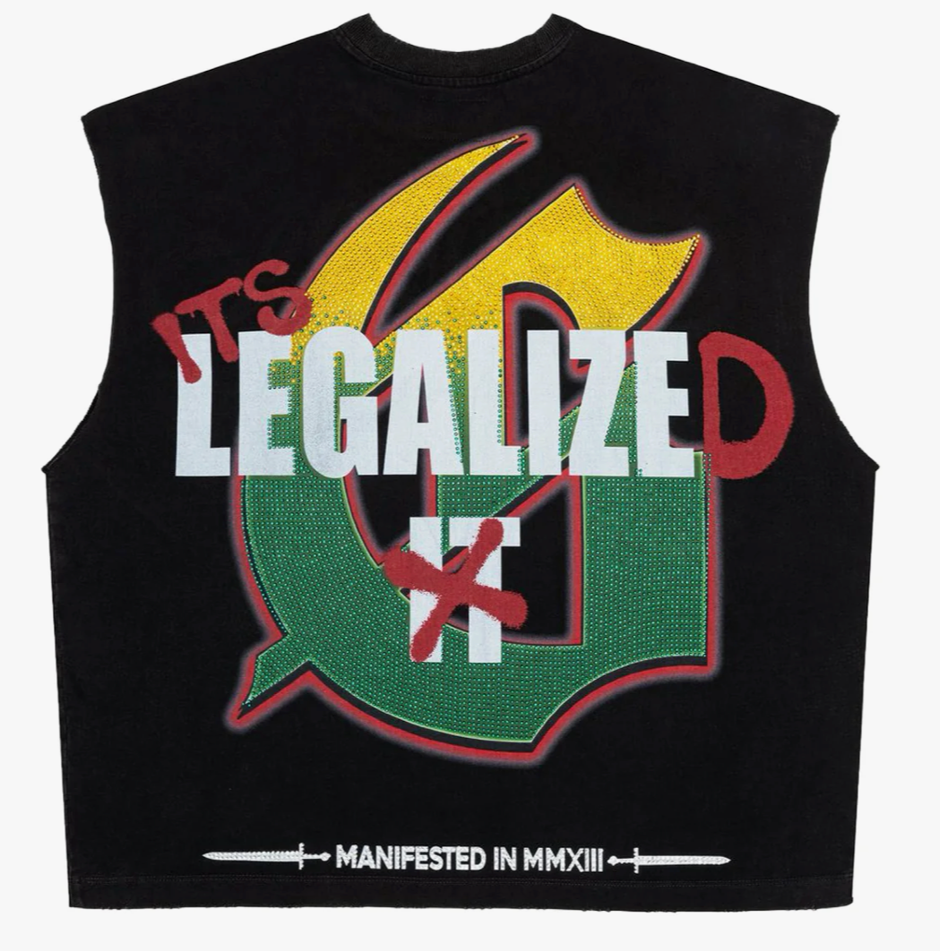 GODSPEED 420 INDOOR VVS SLEEVELESS TEE BLACK