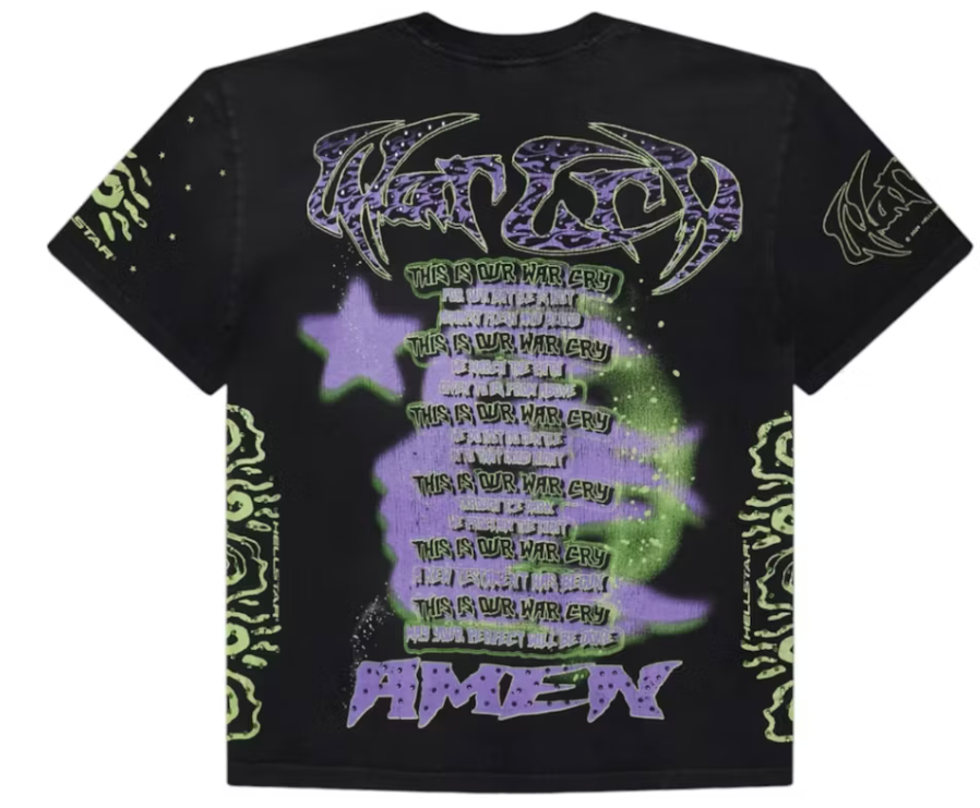 Hellstar Amen T-Shirt Black