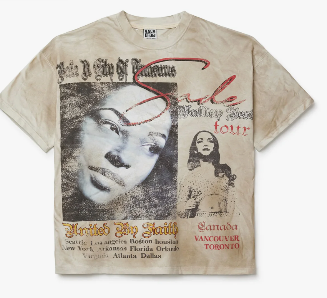 VALE FOREVER VALLEY TOUR TEE SADE CREAM