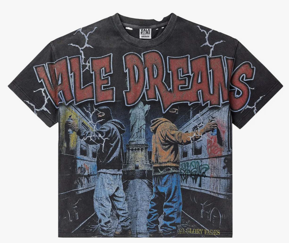 VALE FOREVER TAG BIG TEE BLACK