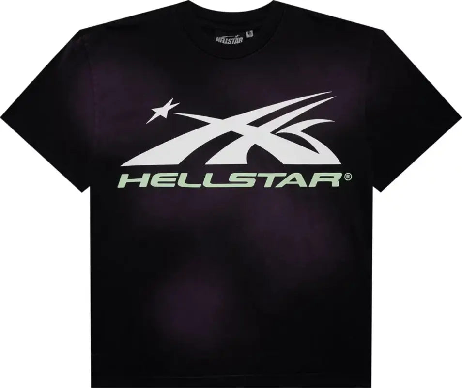 Hellstar Glow in the Dark Sports Logo T-Shirt 'Purple'