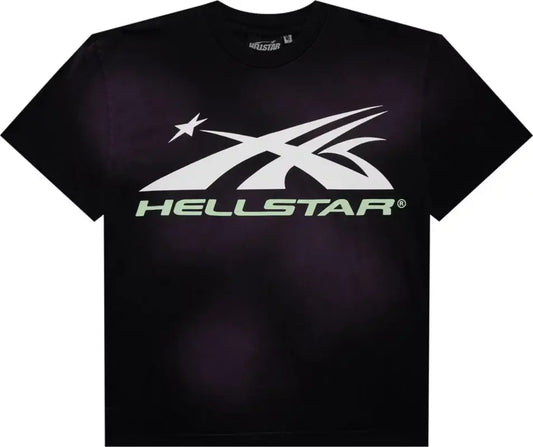 Hellstar Glow in the Dark Sports Logo T-Shirt 'Purple'