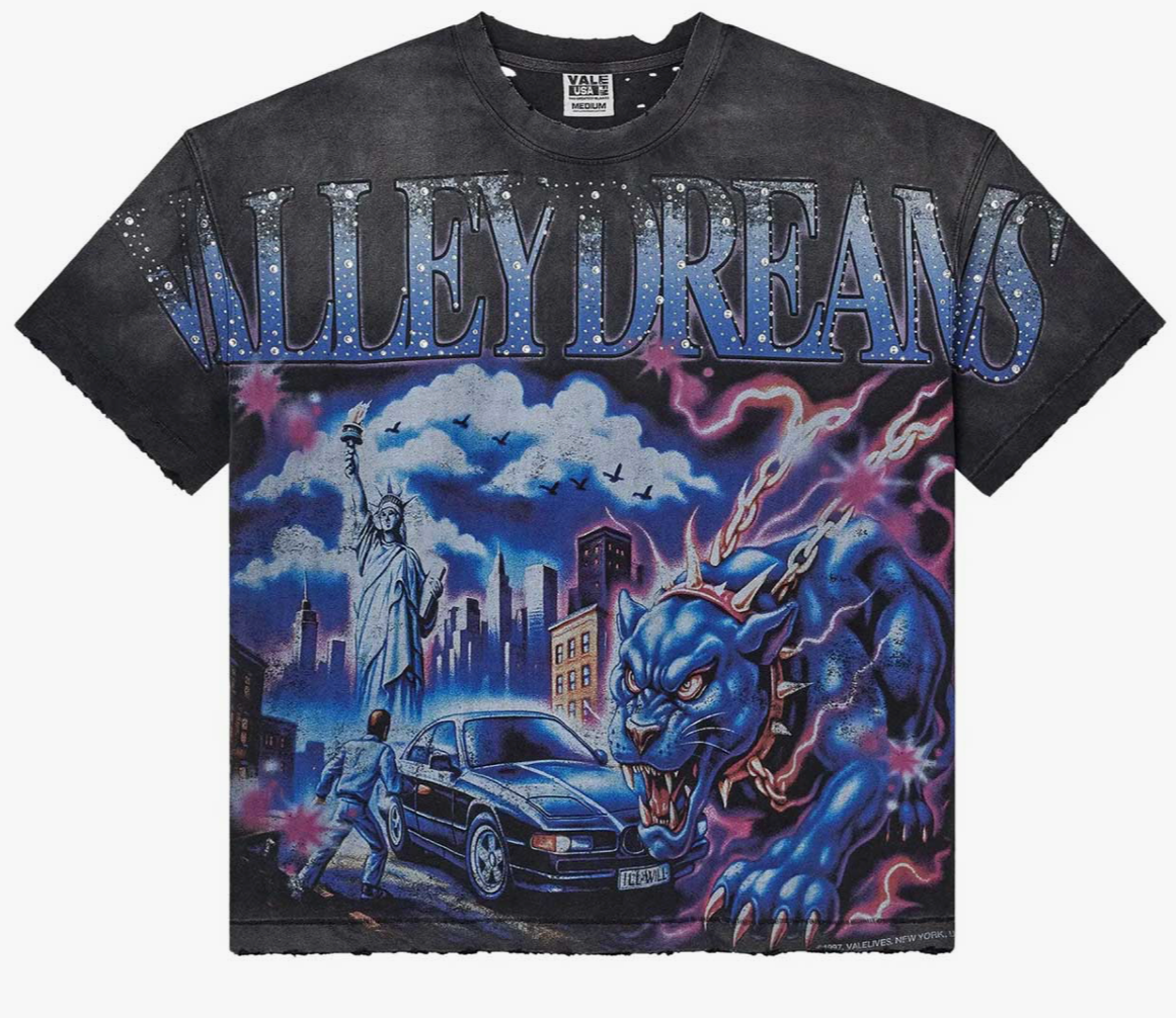 VALE FOREVER MONSTER BIG TEE BLACK