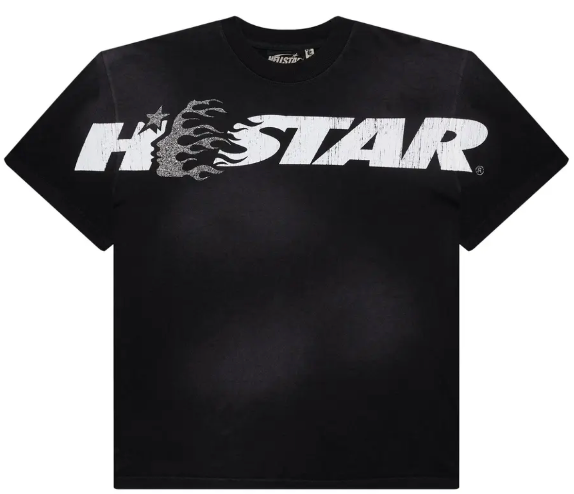 Hellstar Studios Cartoon Logo Glitter Logo T-Shirt 'Black'