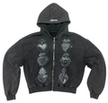 Syndicate " Hearts" ZiP Up Wash