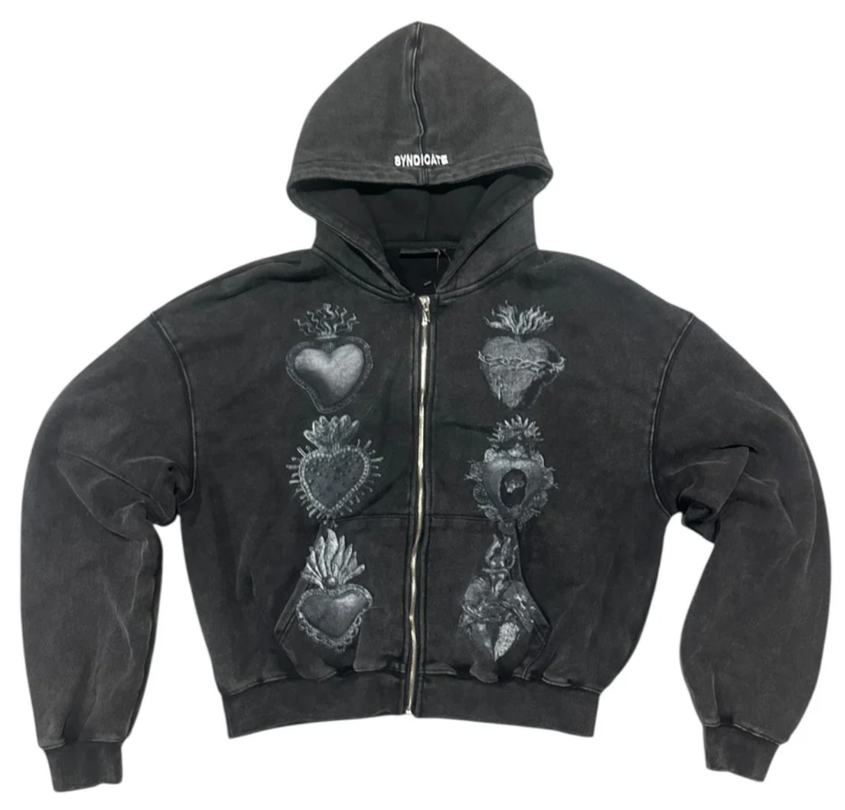 Syndicate " Hearts" ZiP Up Wash