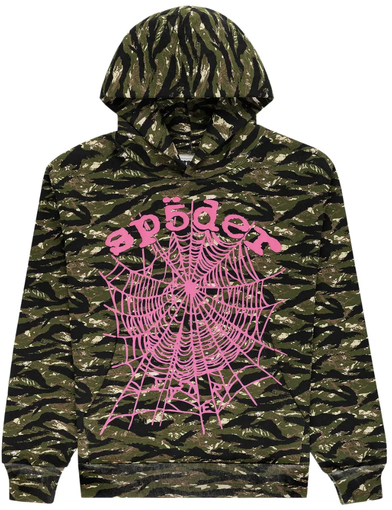 Sp5der Og Web V2 Hoodie 'Tiger Camo'