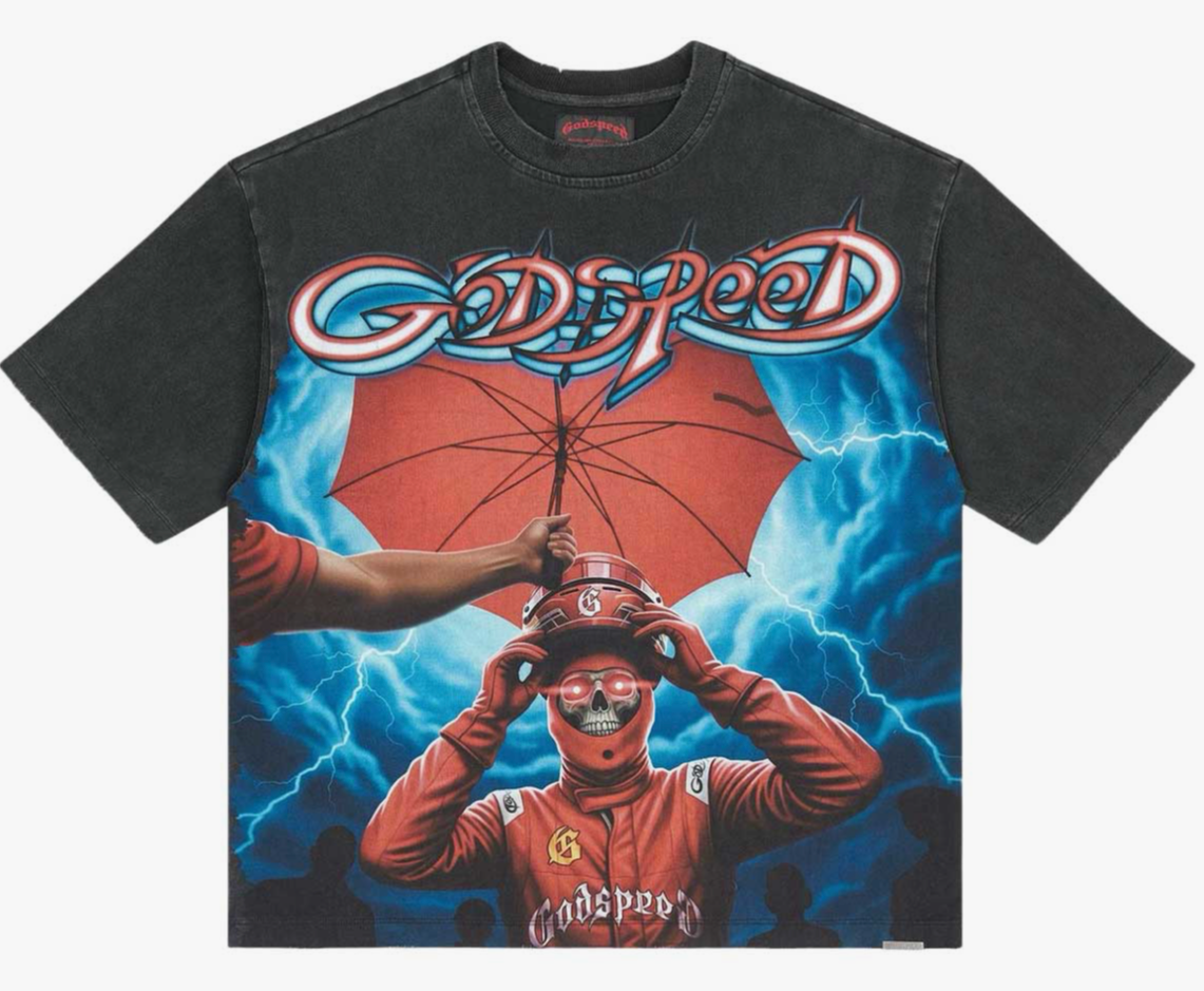 GODSPEED SUPREME REIGN TEE BLACK