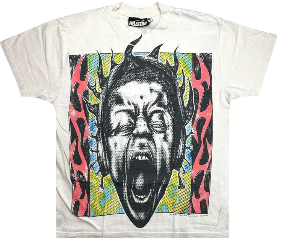 Hellstar Heaven Sounds Like T-Shirt 'White'