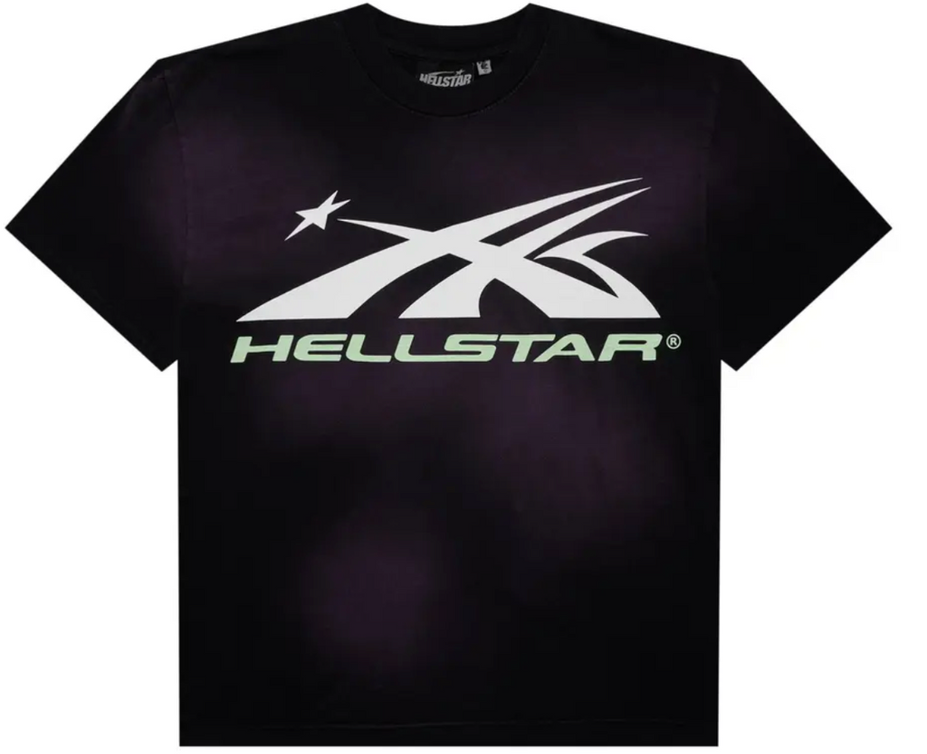 Hellstar Glow in the Dark Sports Logo T-Shirt 'Purple'