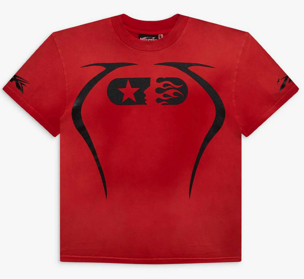 HELLSTAR WARM UP 7 ON 7 TEE RED