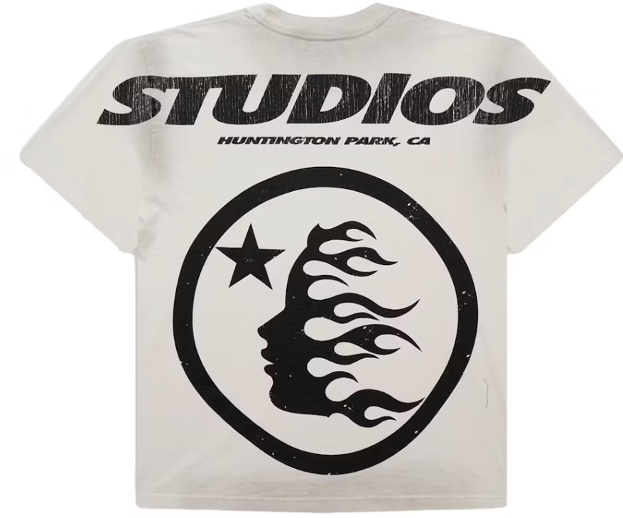 Hellstar Studios Cartoon Logo T-shirt Gray