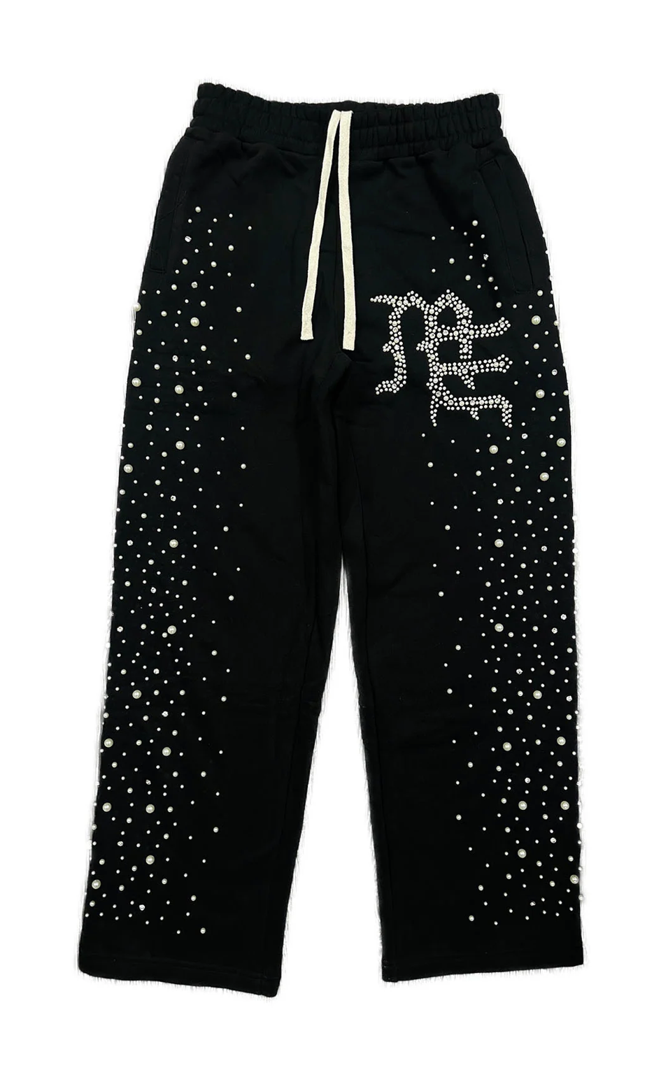 MIXED EMOTION Black ‘Pearl’ Sweatpants