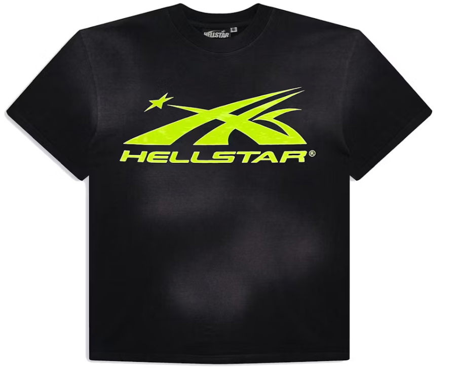 Hellstar Sports Core Logo Gel T-shirt Light Green