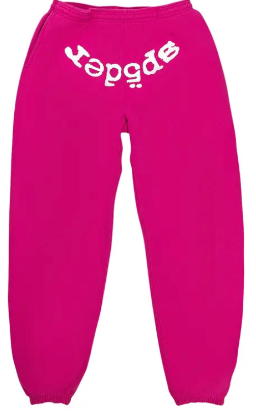 Sp5der Legacy Sweatpant 'Pink/White'