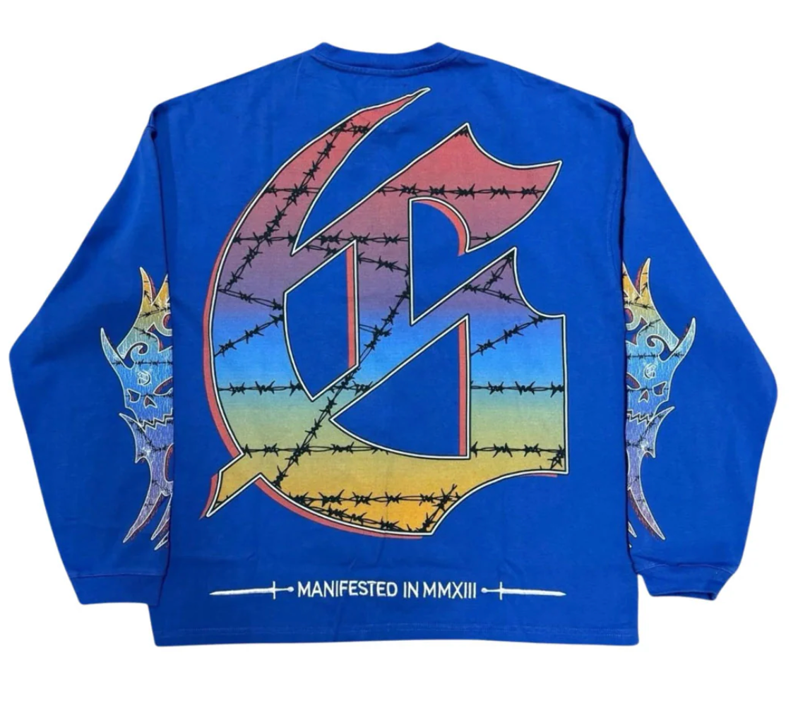 Godspeed Ollie Long Sleeve Tee Blue