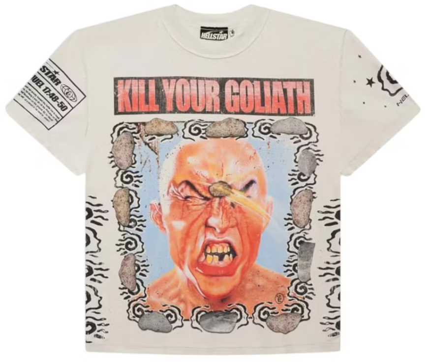 Hellstar Kill Your Goliath T-Shirt White